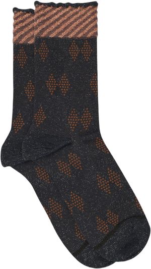 Flora glitter socks