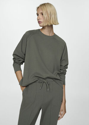 Decorative stitching sweatshirt