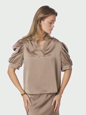 Roella Heavy Sateen Blouse