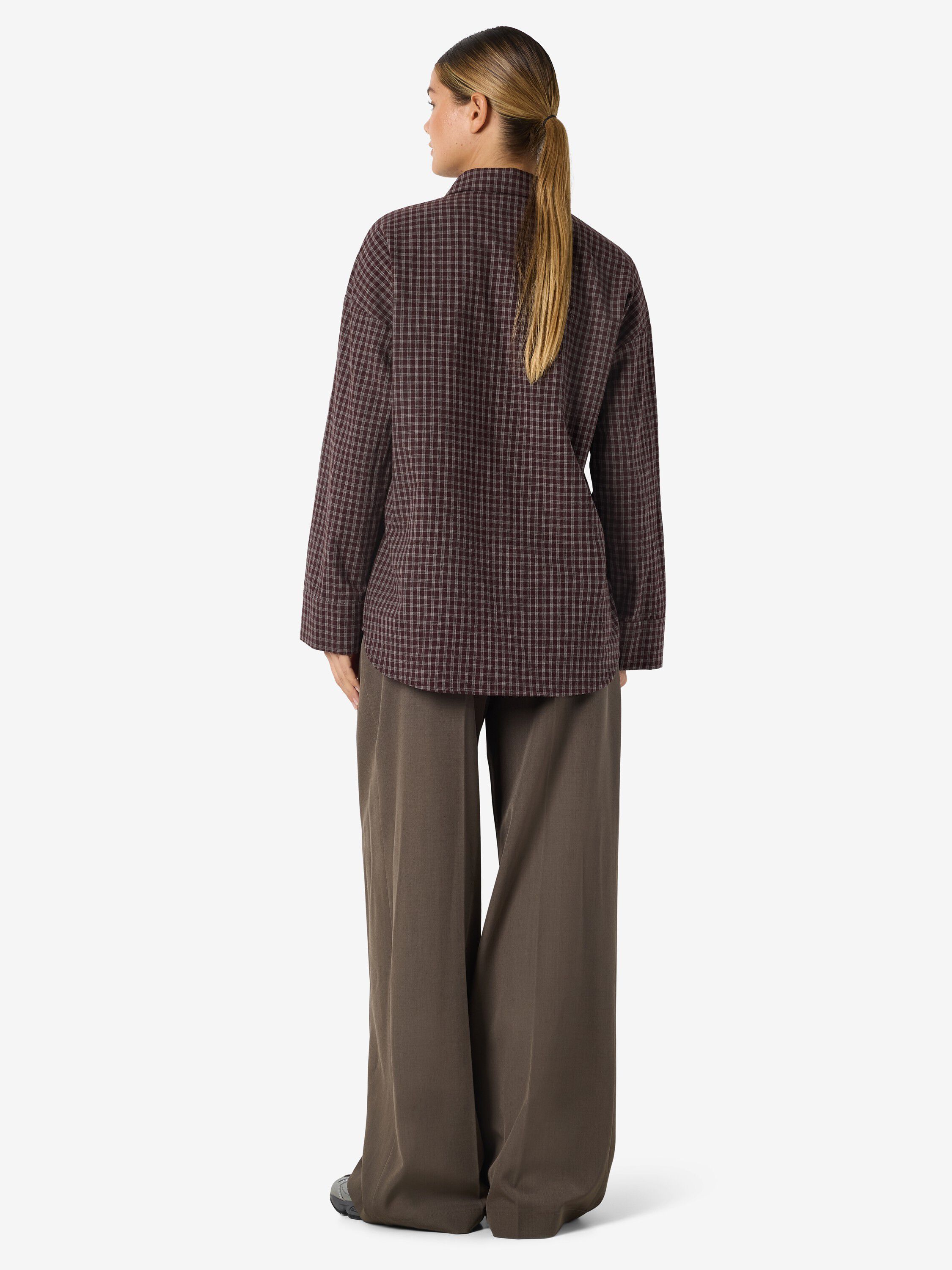 Nmhailey Zoe L/S Check Shirt /Tnt10