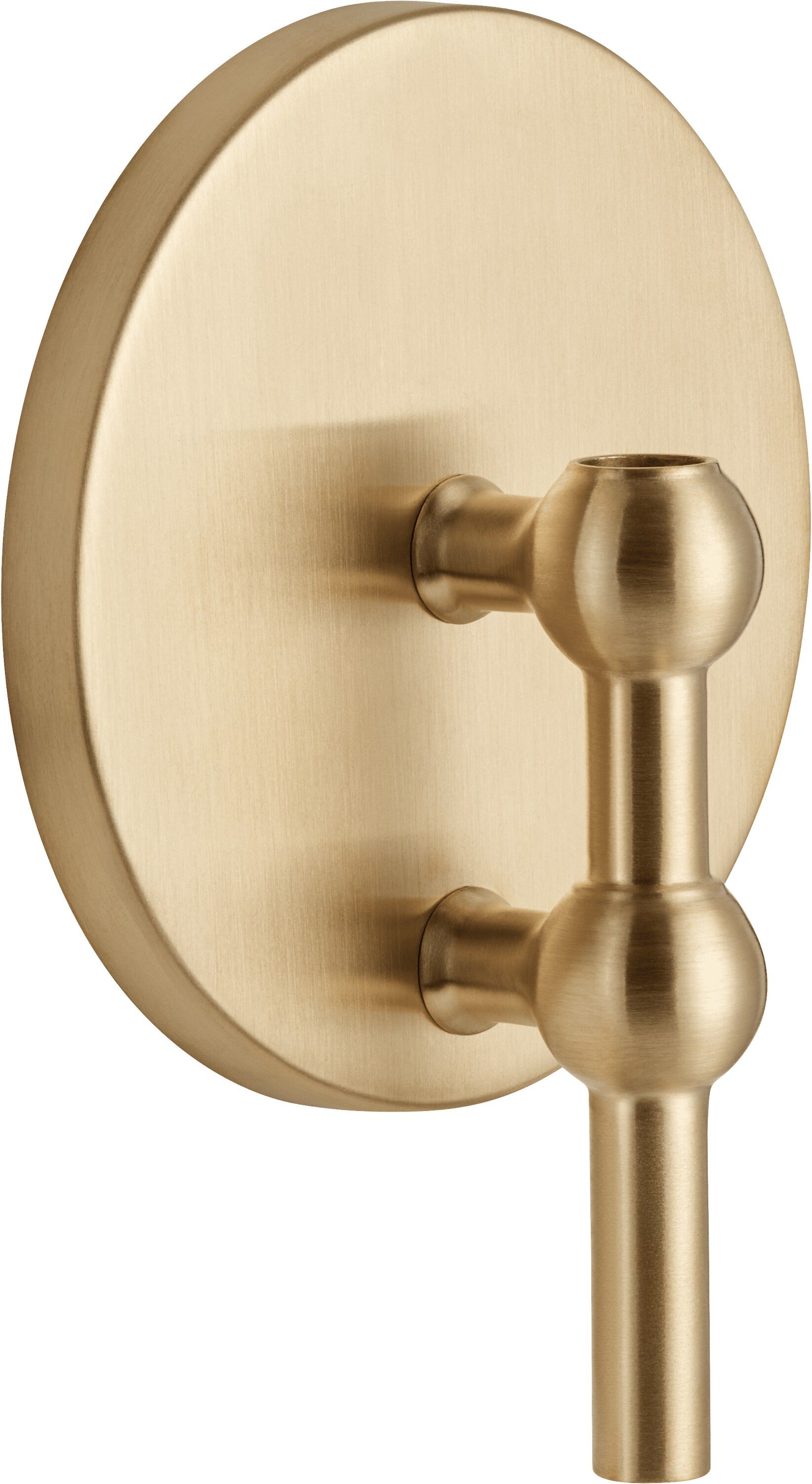 STOFF Nagel wall hanger - brushed brass