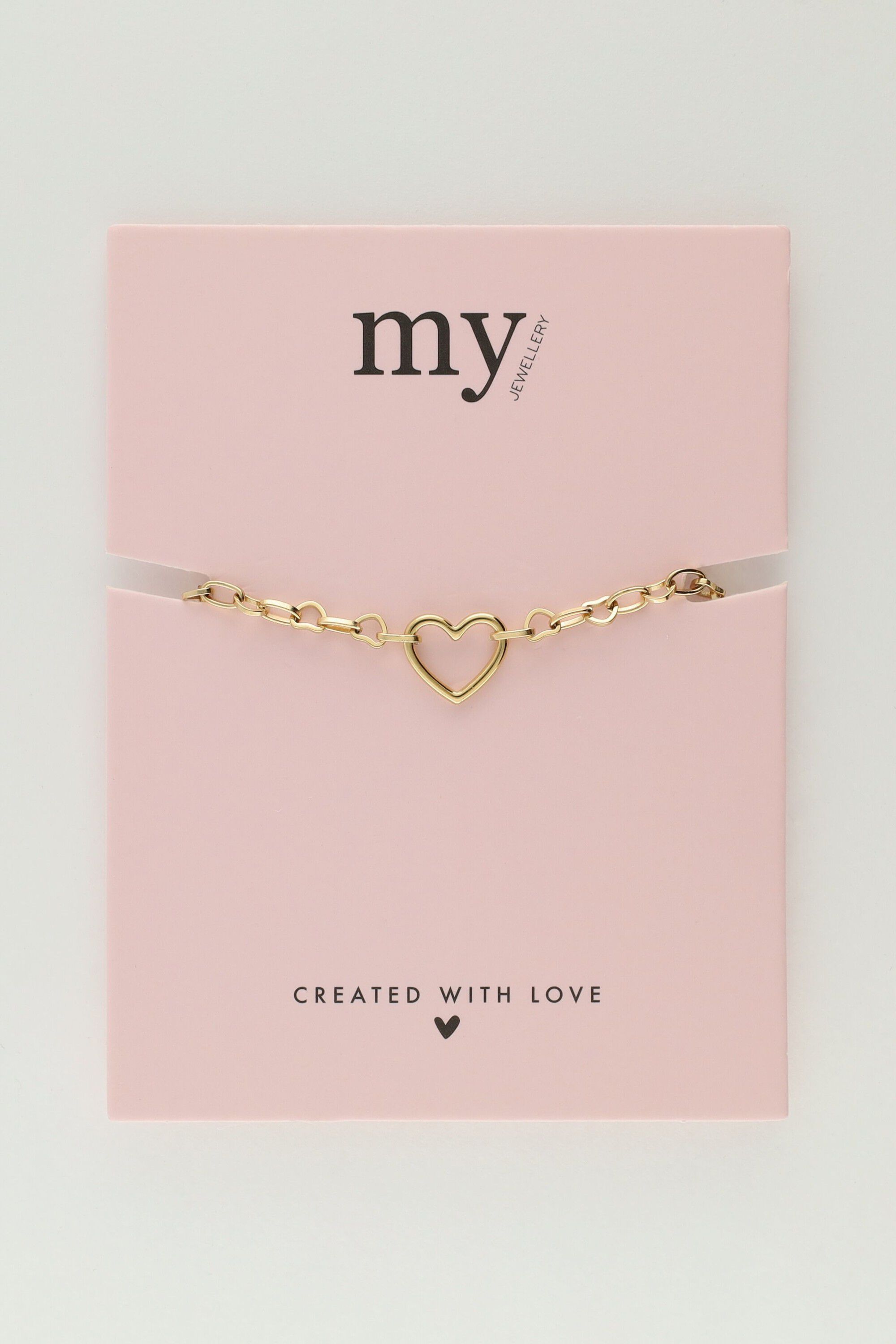 Bracelet heart chain