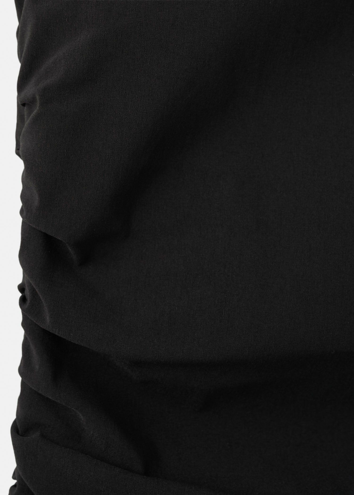 Draped short A-line dress