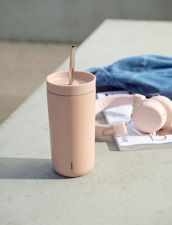 To Go Sip Termomugg med sugrör 0.4 l. Heather
