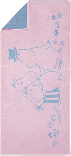 Moomin Arabia 70x140cm badehåndklæde Familietid GOTS