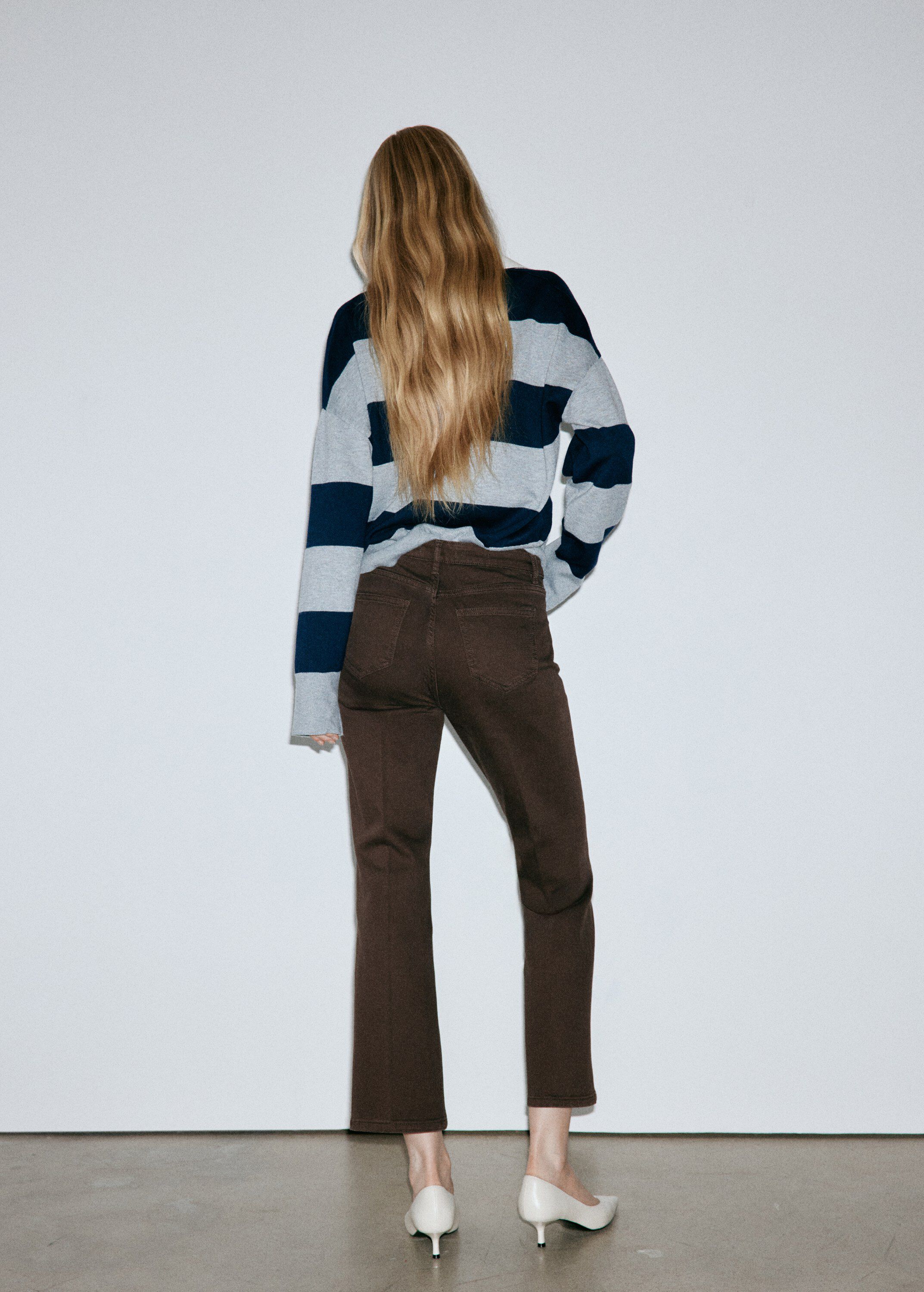 Sienna flared cropped jeans