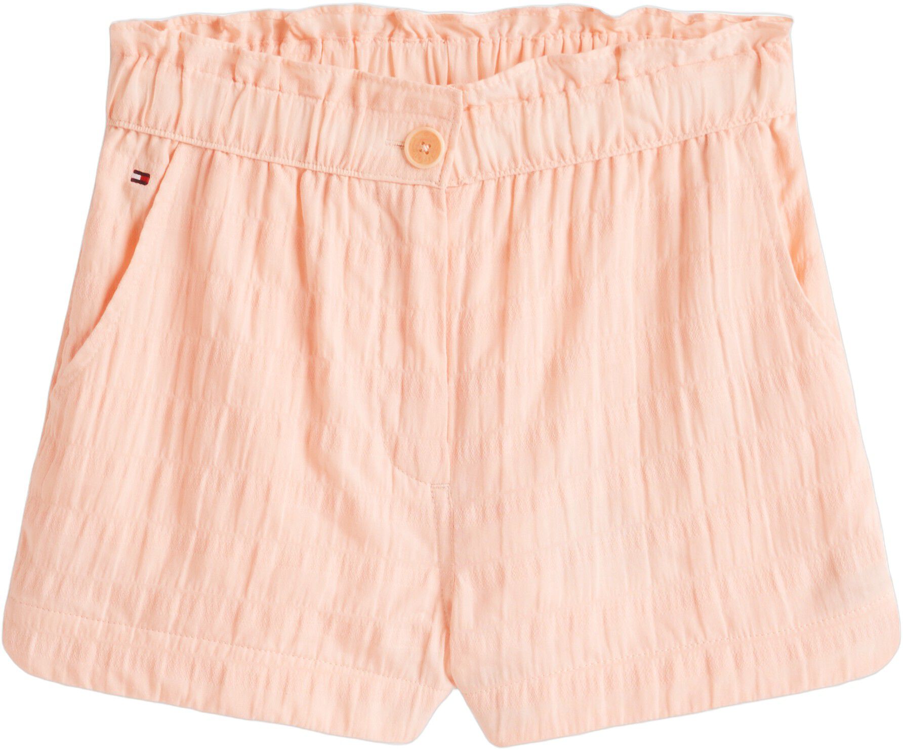 TEXTURED COTTON SHORT