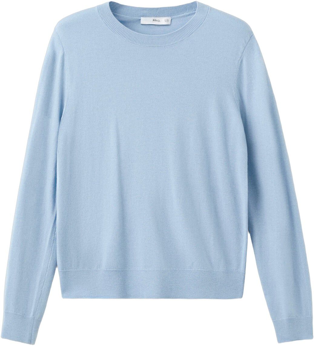 Round-neck knitted sweater