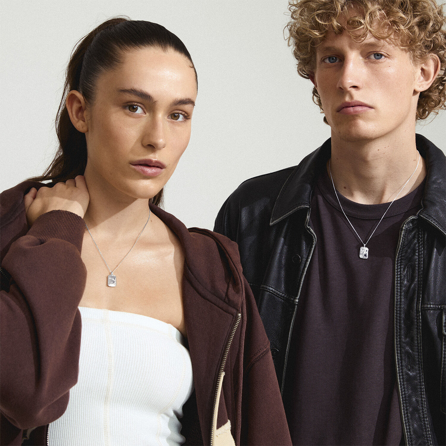 ARIES recycled Zodiac Sign necklace, silver-plated