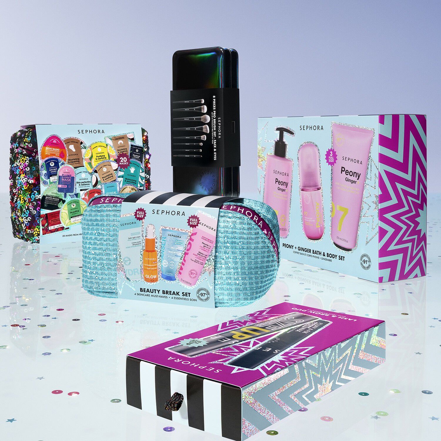 BEAUTY BREAK  - Set med 4 viktiga ansiktsv&aring;rdsprodukter