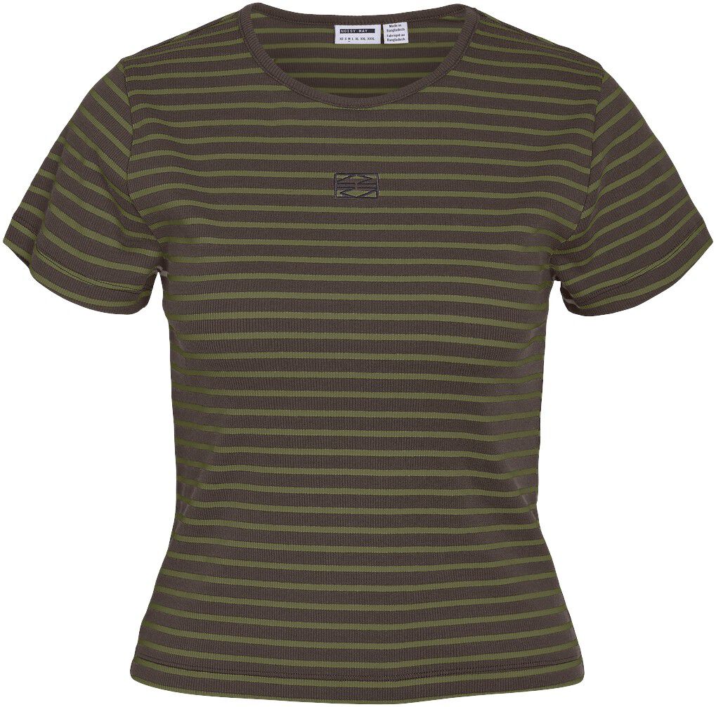 Nmjudy S/S Striped Baby Tee Jrs