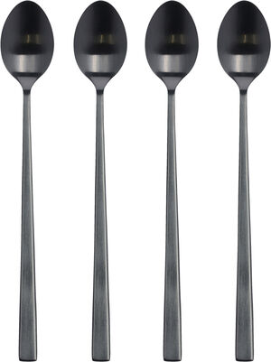 Lattesked 20 cm 4 st Svart