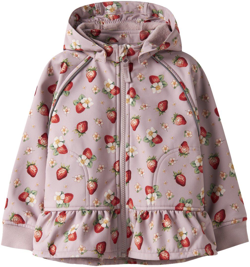 NMFALFA08 SOFTSHELL JACKET PEBLUM F