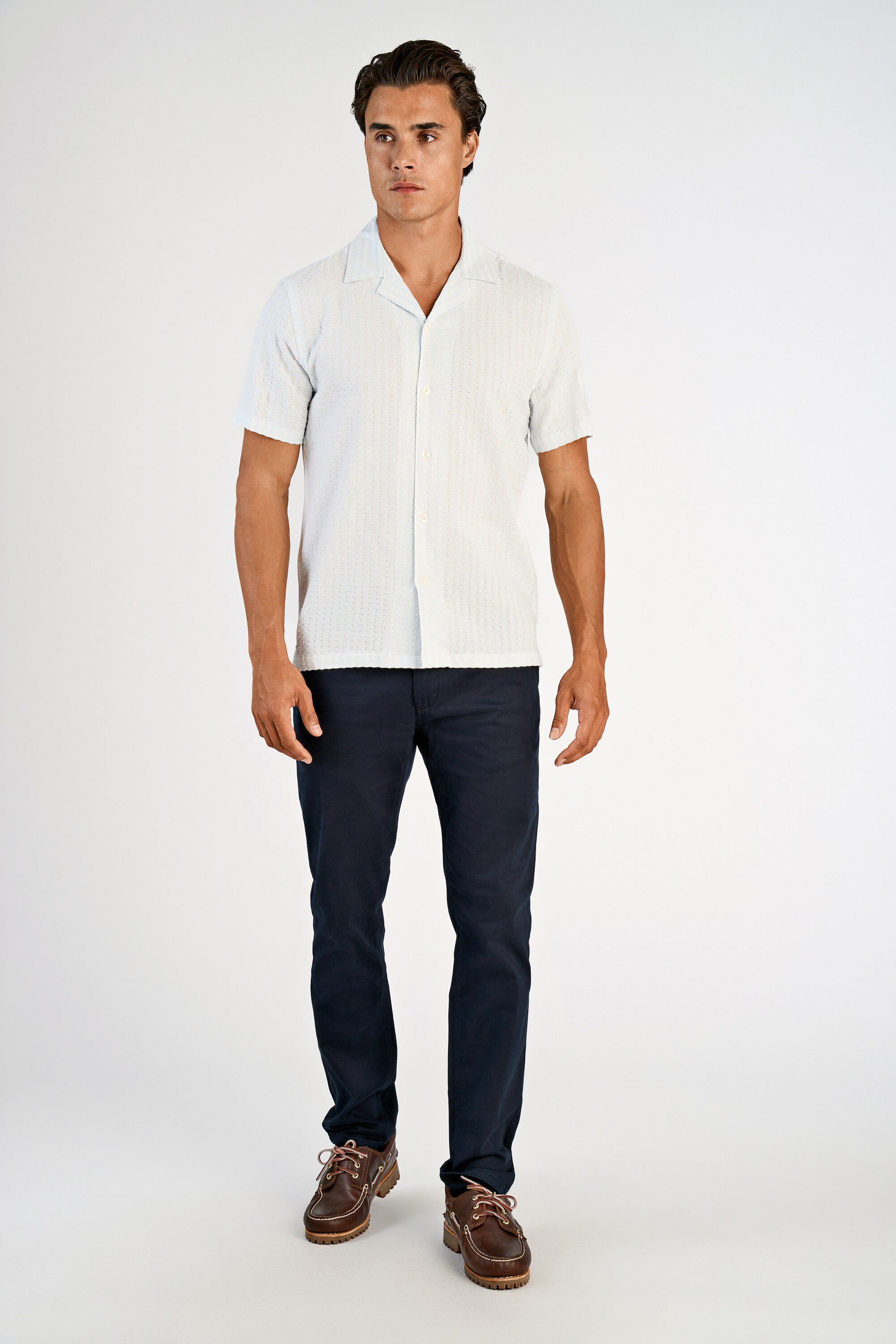 Cotton structure shirt S/S