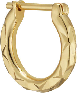 Tiny Rhombus Earring, gold-plated sterling silver