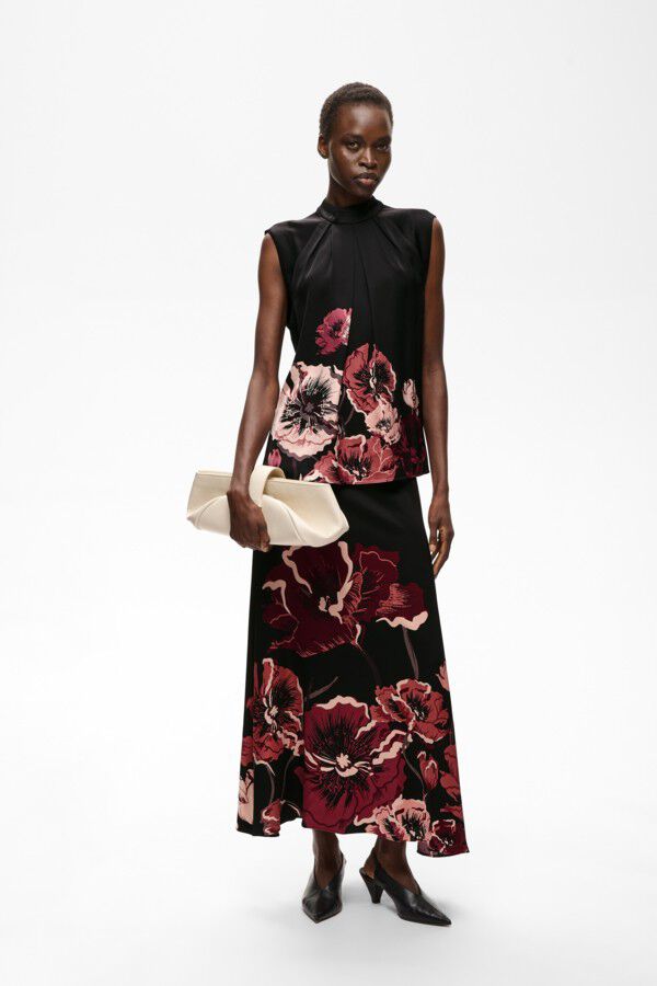ZiomaIW printet Skirt