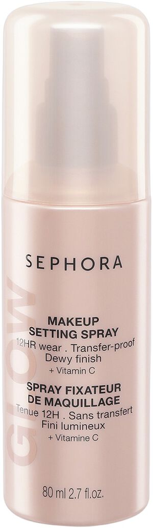 GLOW Makeup Setting Spray - 12 timmars hållbarhet, kladdfri, lysterful