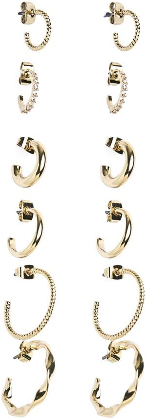 PCDIONA HOOP EARRINGS 6-PACK