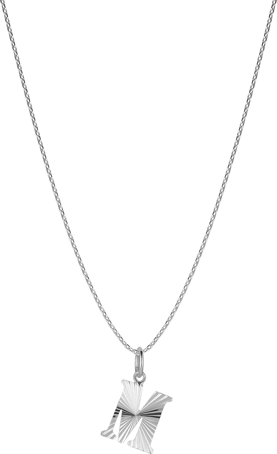 Reflection Letters, gold-plated sterling silver-M