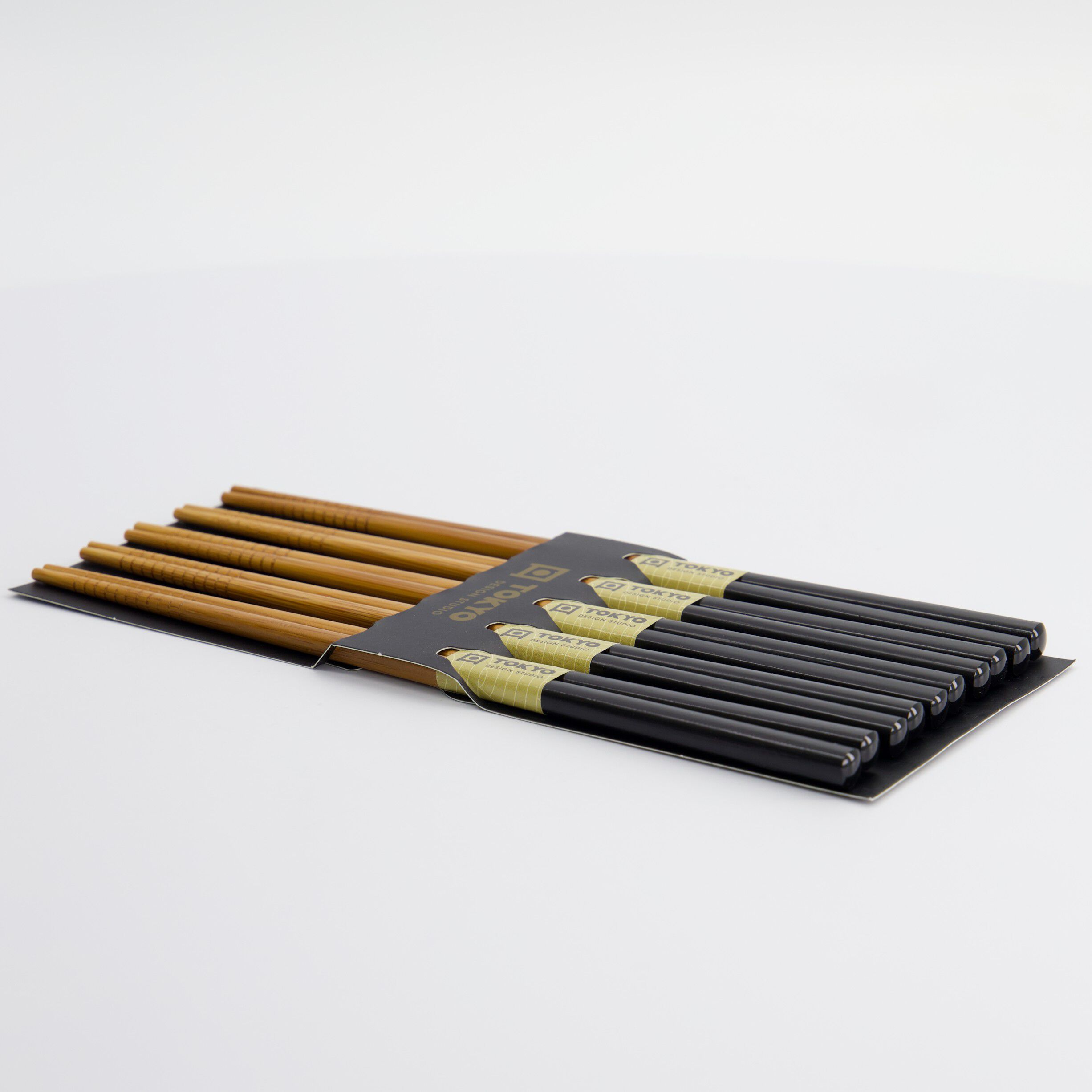 TDS Bamboo Chopstick Set/5 Black