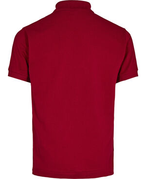 SHORT SLEEVED RIBBED COLLAR SHIRT