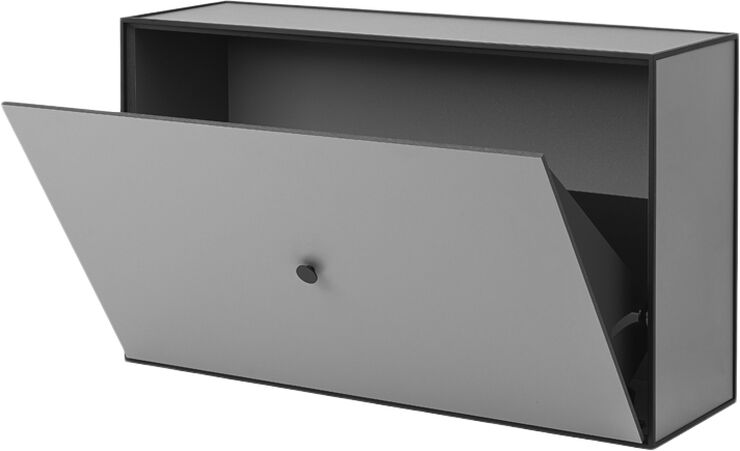 Frame Shoe Cabinet, dark grey
