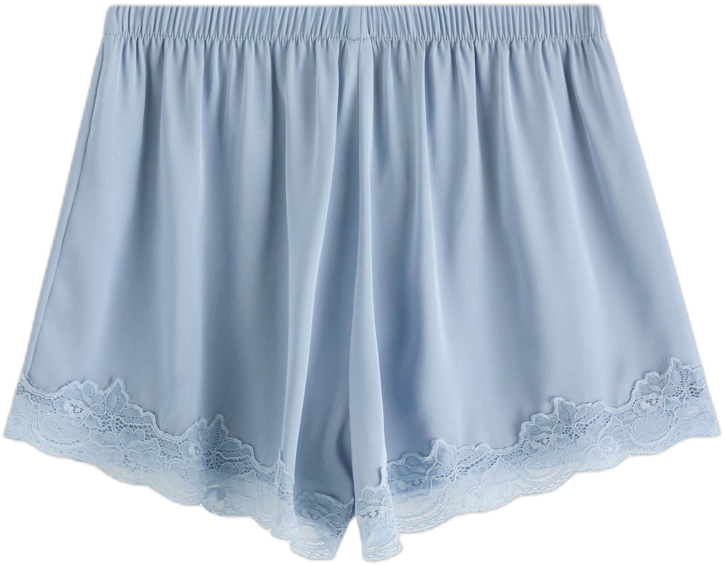 Pyjamasshorts i satin