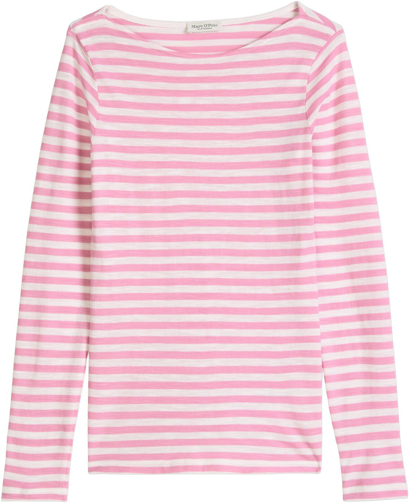 T-shirt, long sleeve, boat neck, st