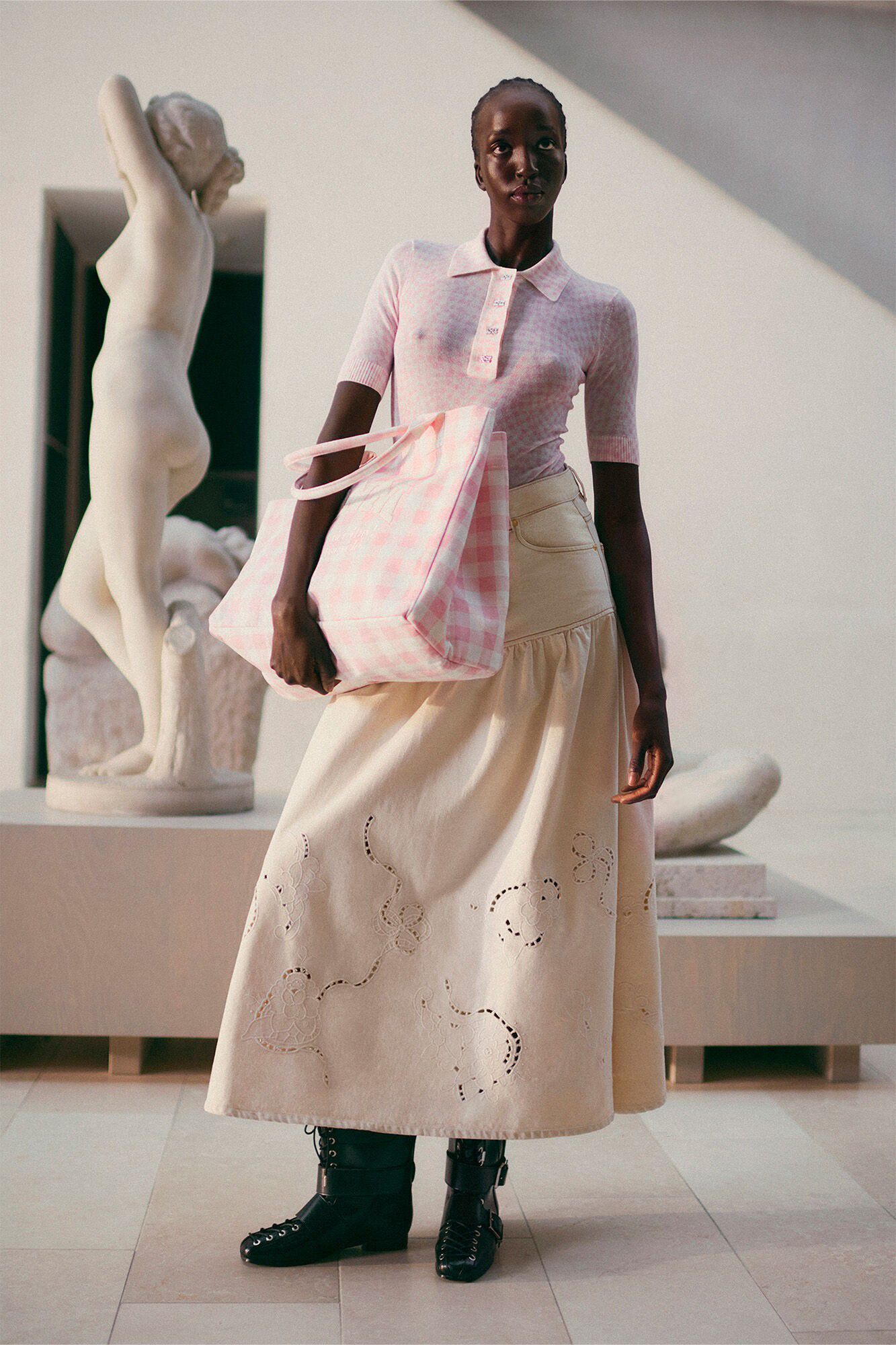 Shopper XXL Pocket Vichy