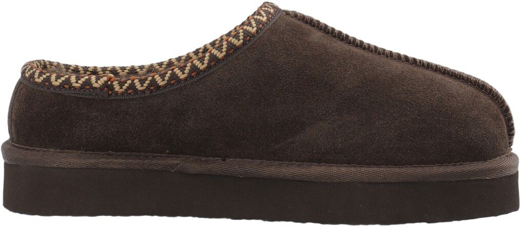 BIASNOW Flatform Binded Slip In Shoe Suede