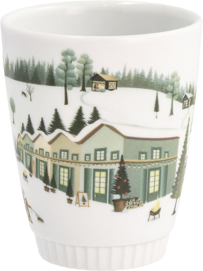 "Krus Vinter 27 cl Hvit Ildfast porselen"
