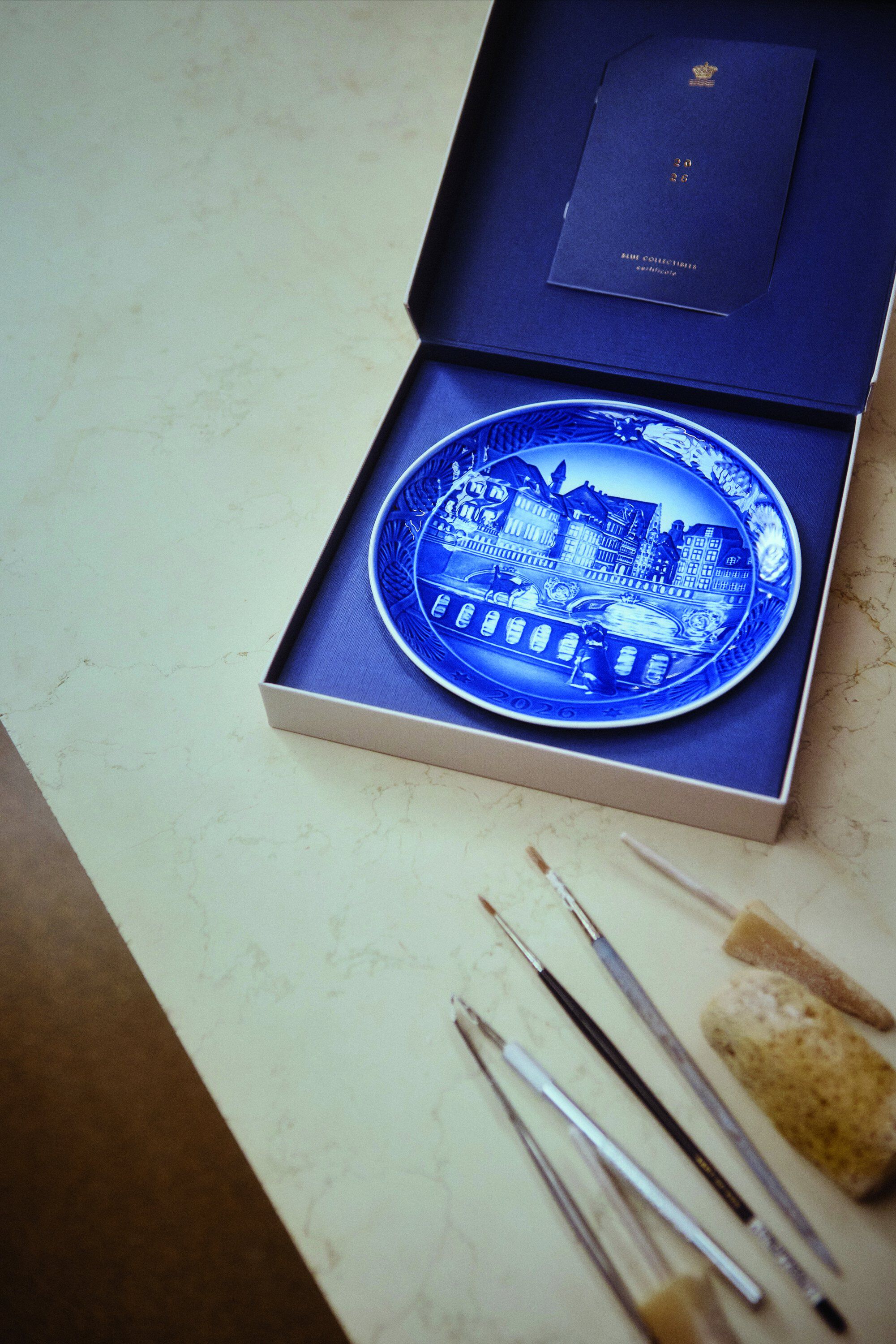 Juleplatte2026 Marmorbroen18cm