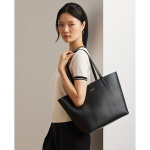 FAUX PEBBLE GRAIN-RVRSBLE TOTE-TTE-