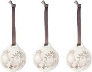 Taika ornament 5cm spejl 3stk