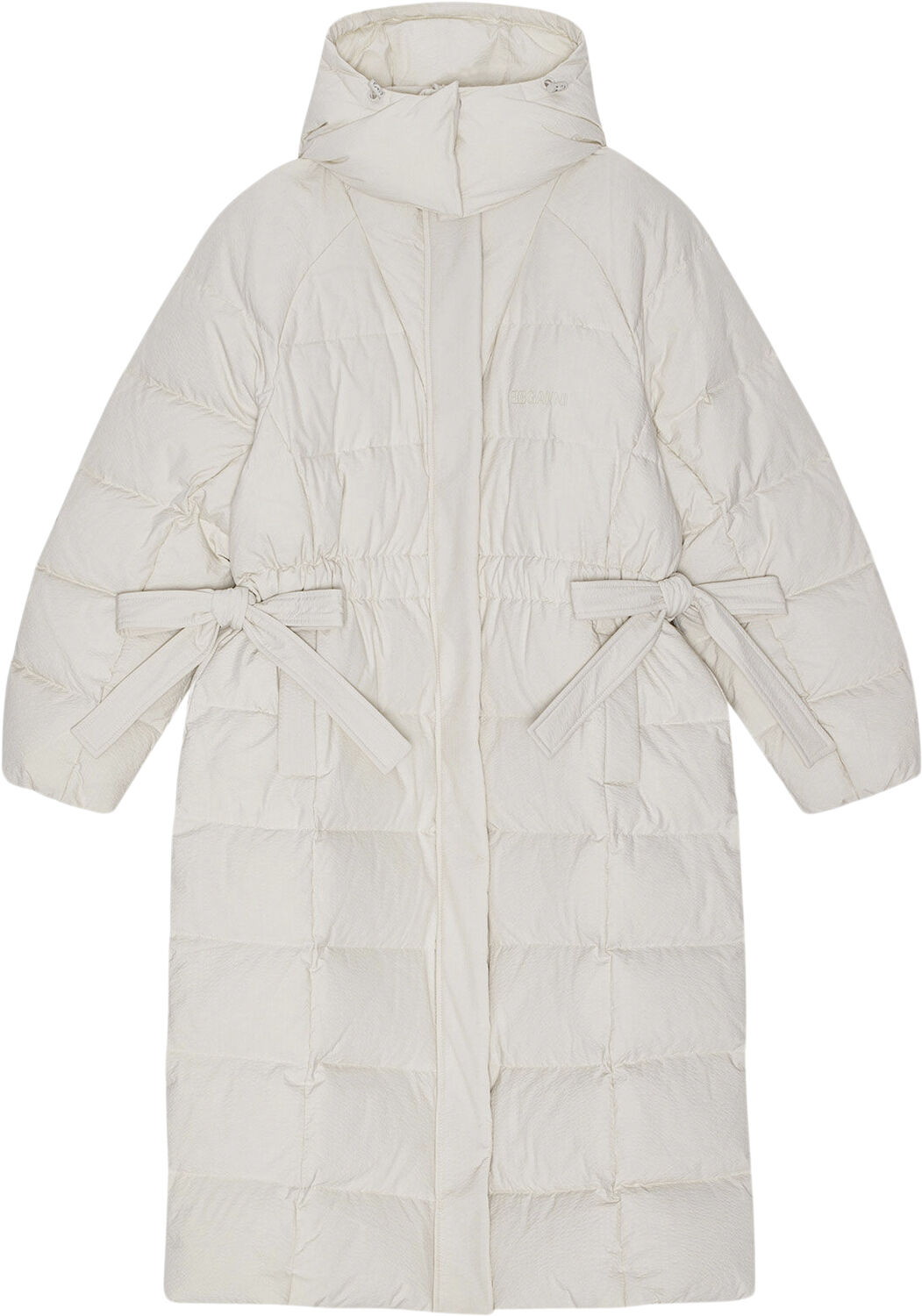 Tech Seersucker Puffer Coat