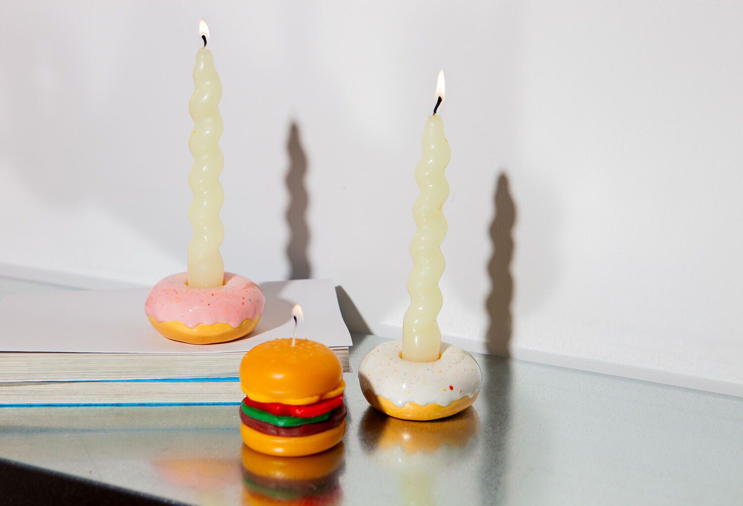 Lysestage - Fast food - Donut - Pink