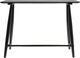 Skrivbord Bast 100x44,5x73 cm Svart Massiv ek