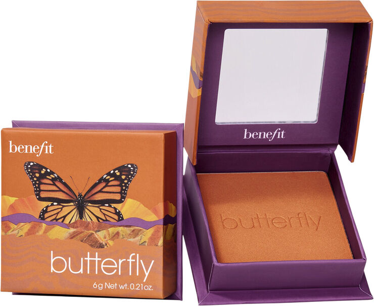 Butterfly WANDERful World Blush Powder  gyllene orange blusher