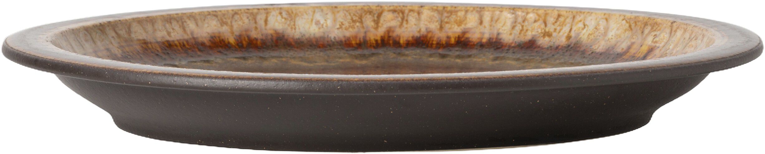 Tallrik Poterie 20,5 x 2,8 cm Mokka Stengods