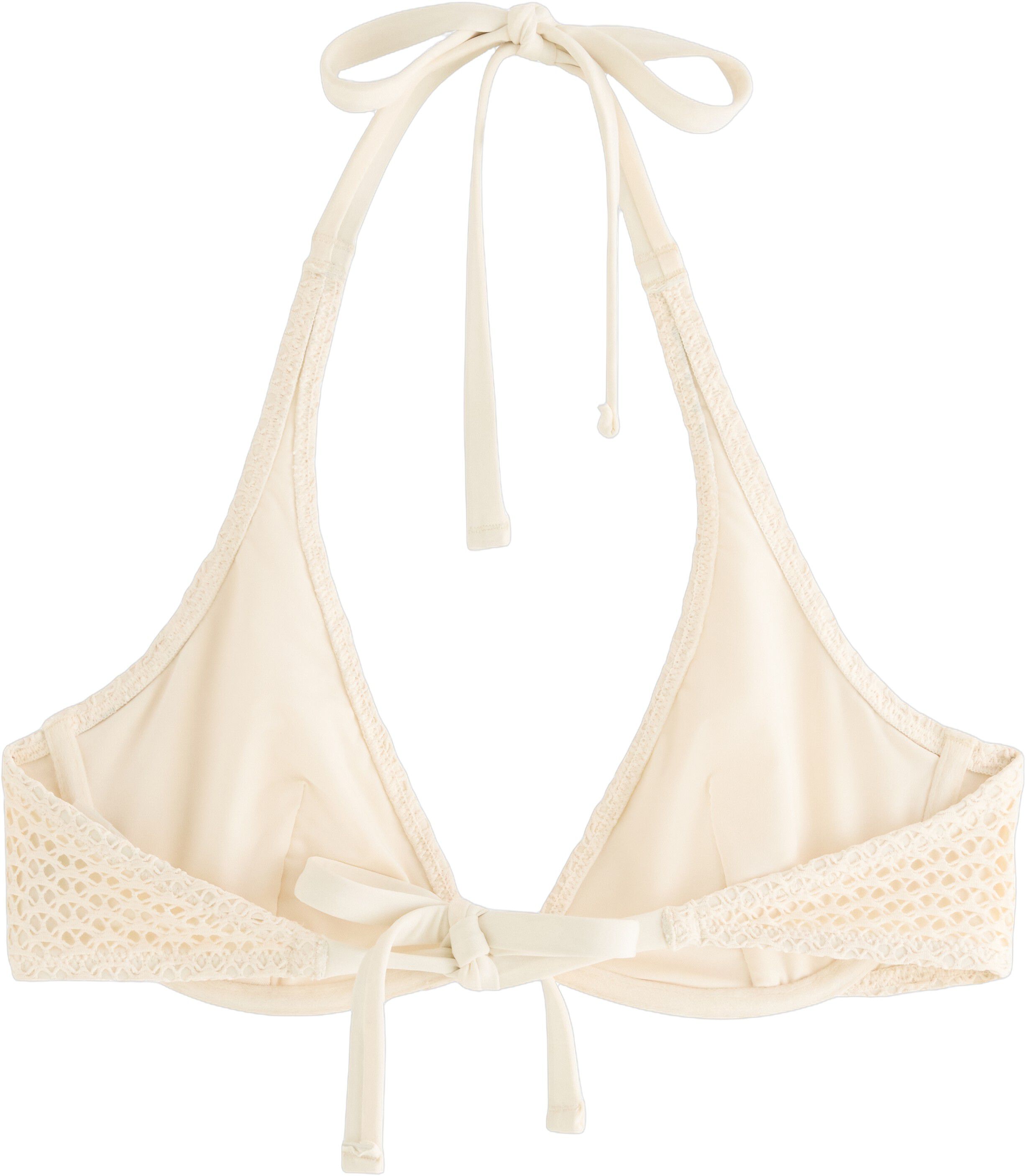 Upolstret bikini-bh i heklet look m