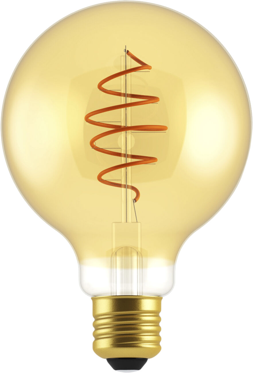 Deco E27 | G125 Spiral | Dim | 2200 Kelvin | 400 Lumen | P&aelig;r