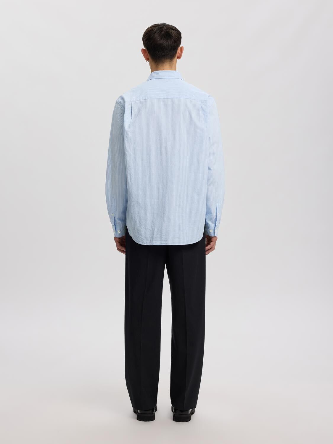 ANRASLUND SEERSUCKER MIX LS SHIRT