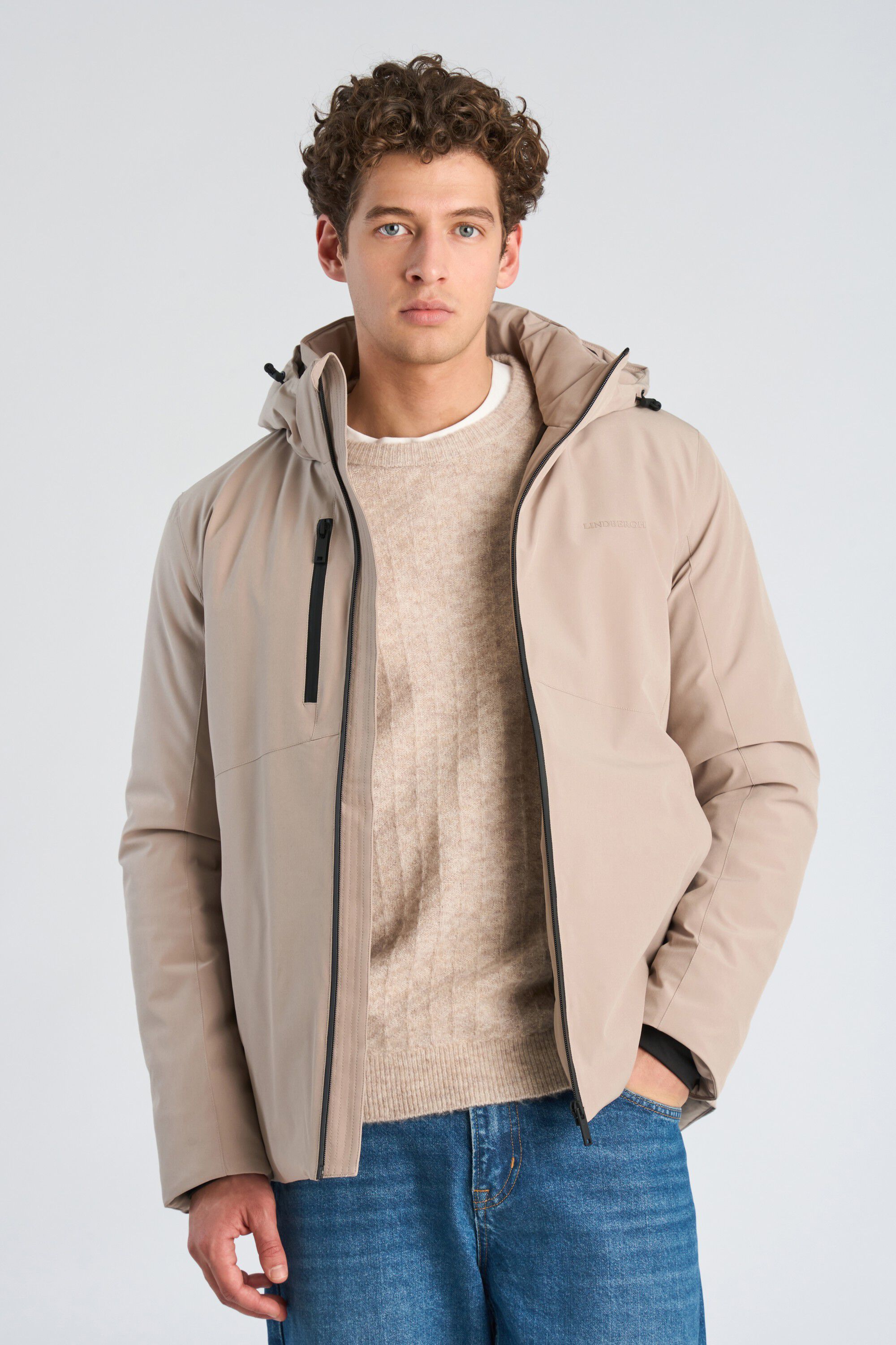 Short parka jacket