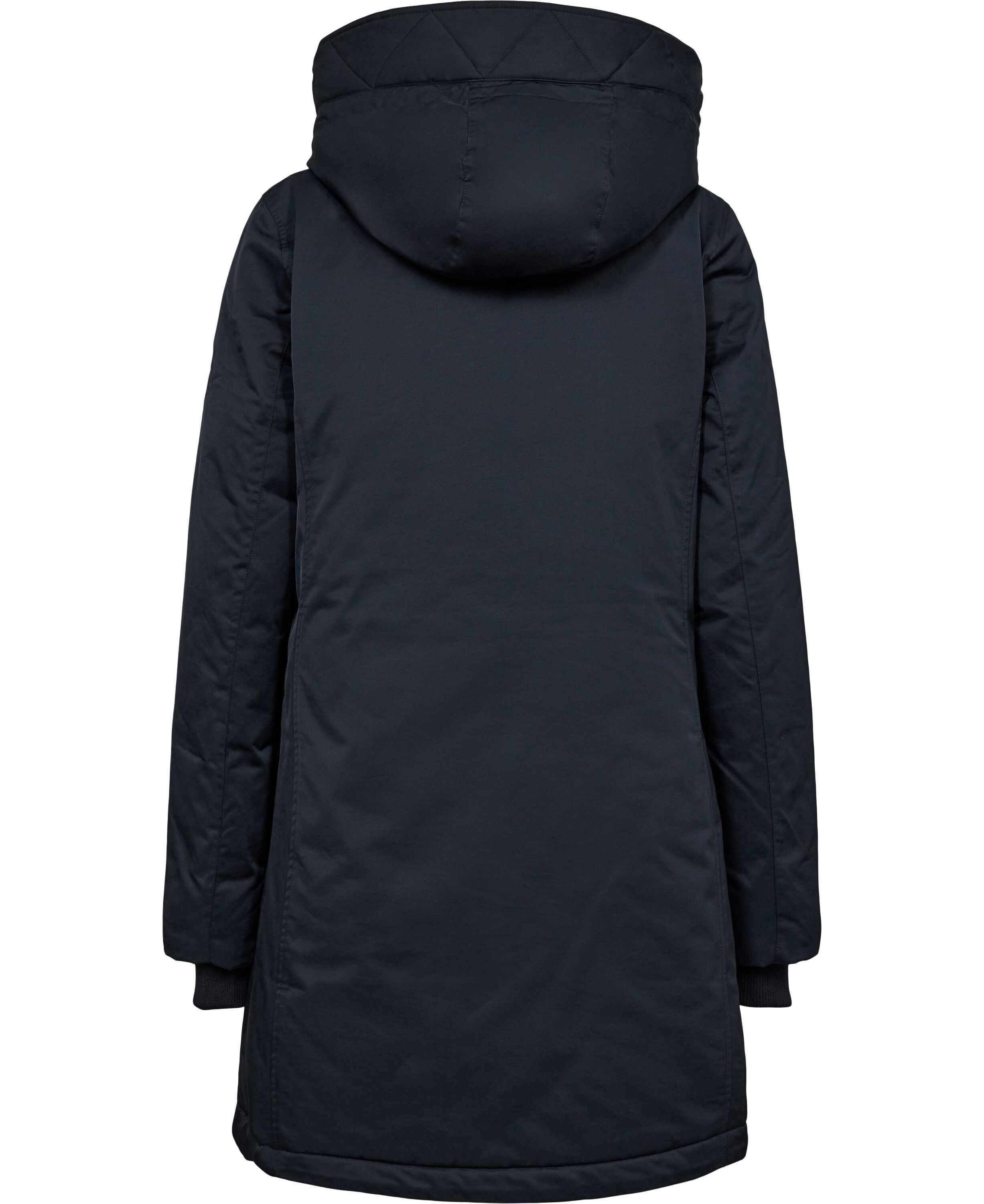NYLON MIX PADDED HOODED PARKA