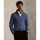 Mesh-Knit Cotton Quarter-Zip Sweater