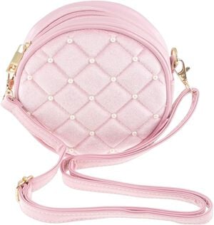 TASKE RUND ROSA MPERLER T