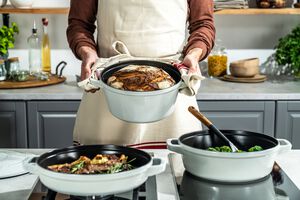 La Cocotte 3-st, Gryt & kastrullset, White Truffle