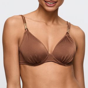 Hello Sunset padded bikini top heartshape