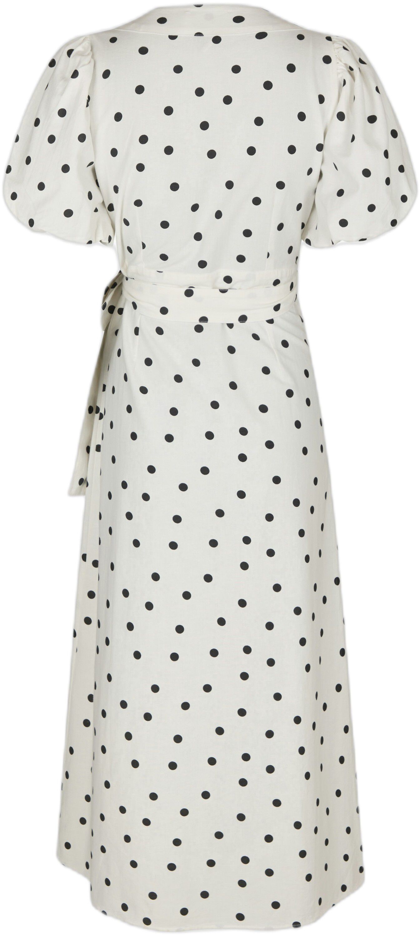 Clarine Linen Dot Dress