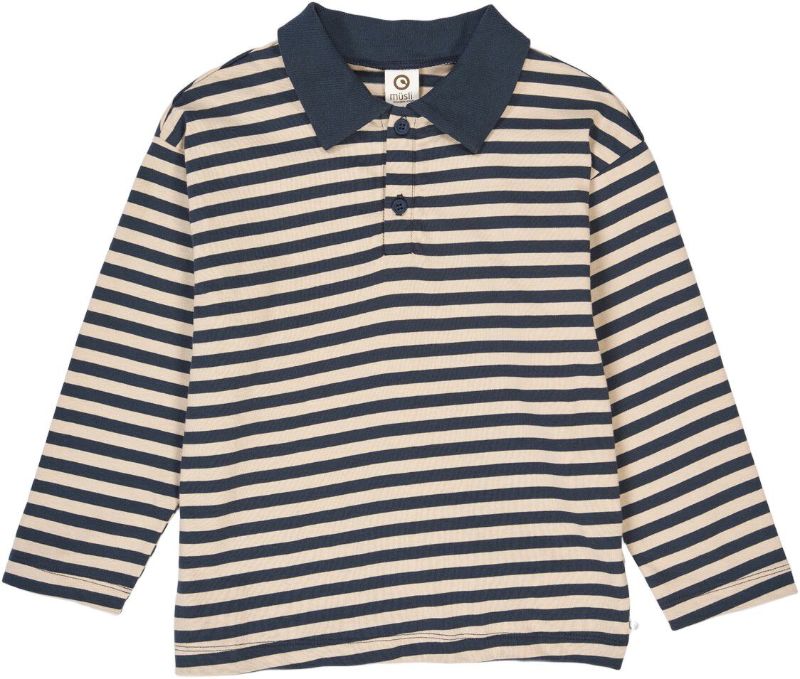 Stripe l/s polo shirt